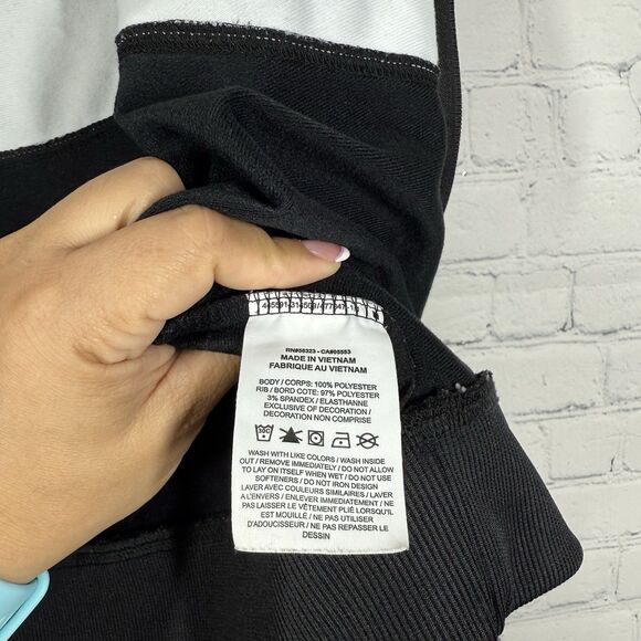Nike Track Crop Jacket Women's Large Performance Logo Colorblock Running Walking - Picture 6 of 10
